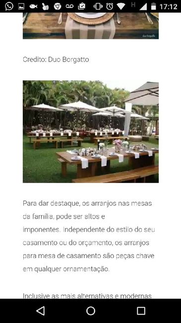 Mesa dos convidados tudo junto. - 1