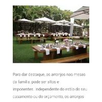 Mesa dos convidados tudo junto. - 1