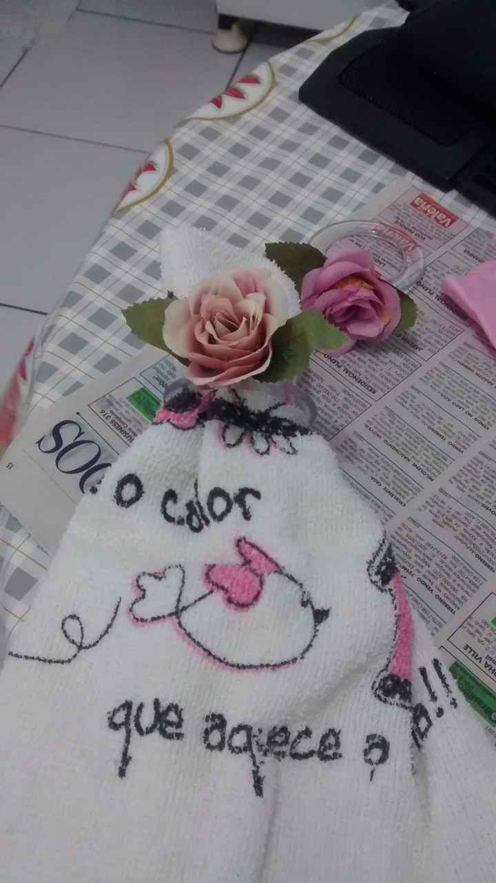 Porta guardanapo de flor