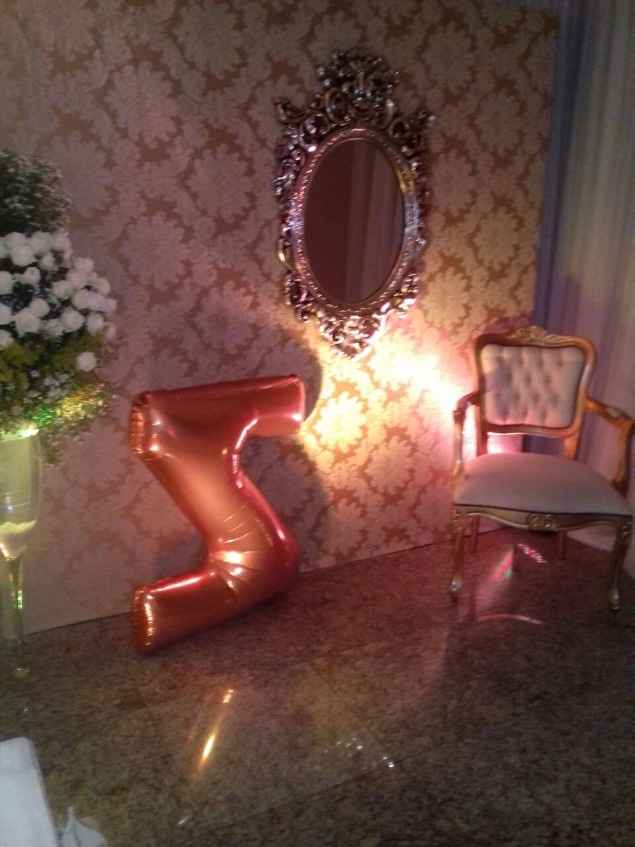 Decoração com letras 