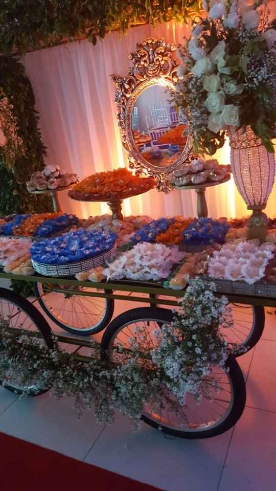 Mesa rústica, essa estará no meu casamento
