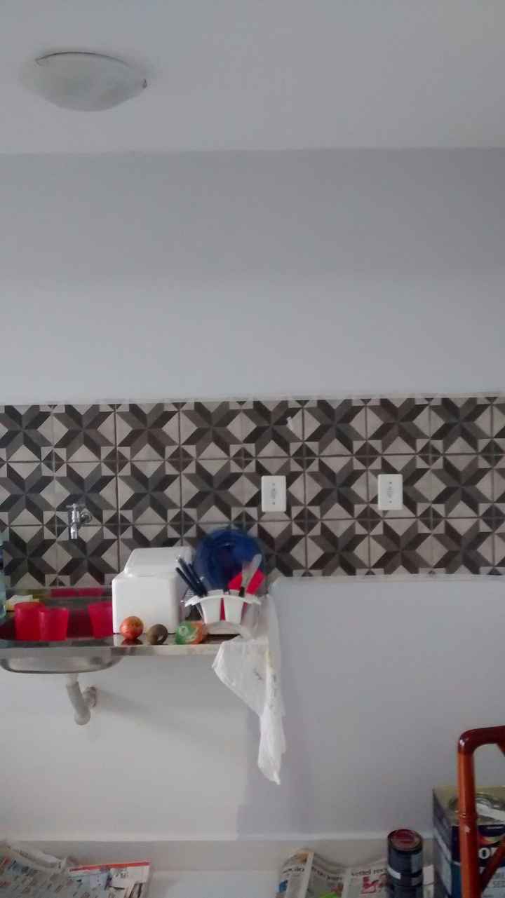 A cozinha...desculpem a bagunça...kkkk