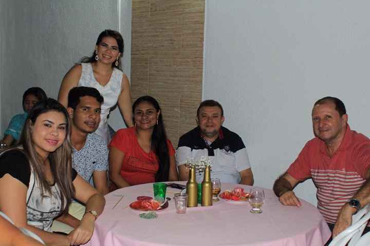 tios e primos do noivo