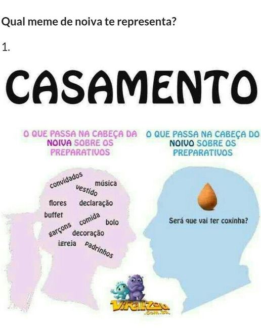 Qual meme de noiva te representa? - 1