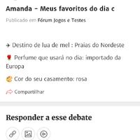 ÚLTIMO PASSO: Compartilhe seus favoritos de casamento! - 1