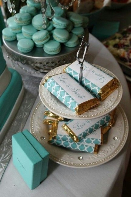 Macarons Azul Tiffani