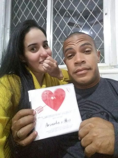  Nosso convite de Noivado! - 2