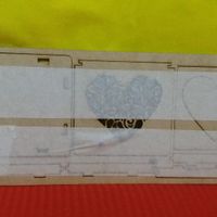 Porta aliança desmontado.