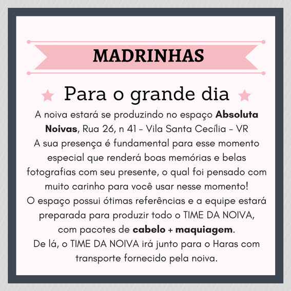 Dia da Noiva com as madrinhas