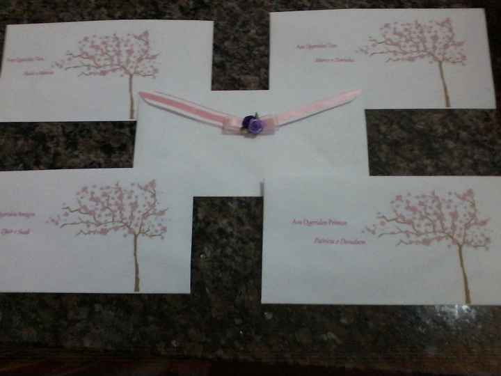 Envelope convidados!