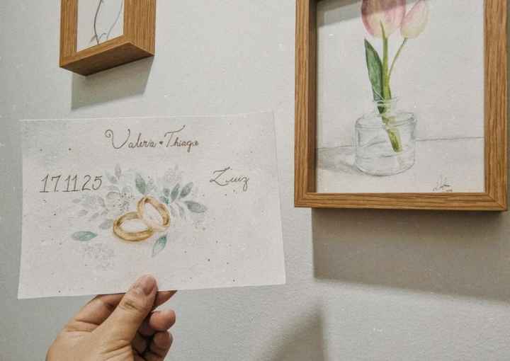 Pinturas ao vivo e aquarelas para casamento - 8