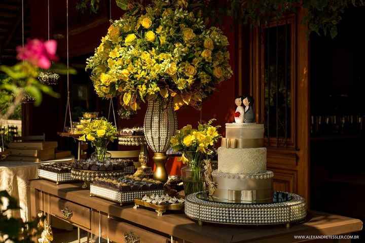A decoração do seu casamento - A mesa de doces - 1