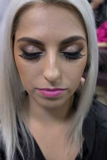Make (cabelo ainda não estava finalizado)