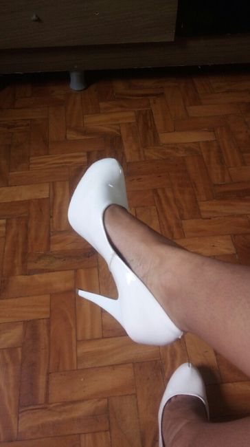 Meu sapato de noiva ❤😍 - 2