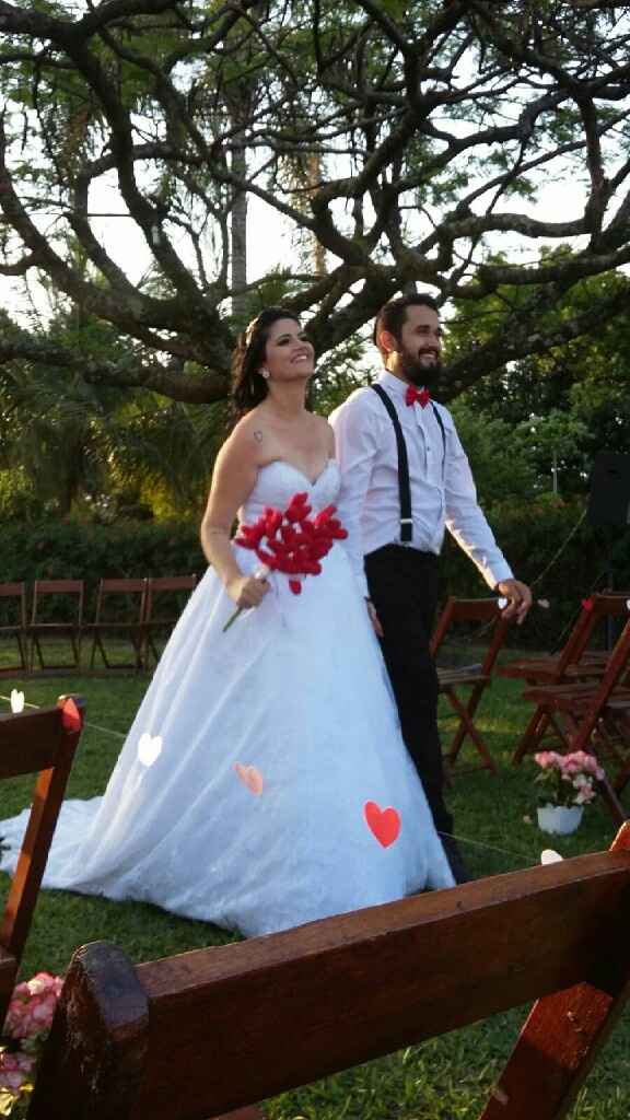 Qual a sua primeira foto de casados? - 1