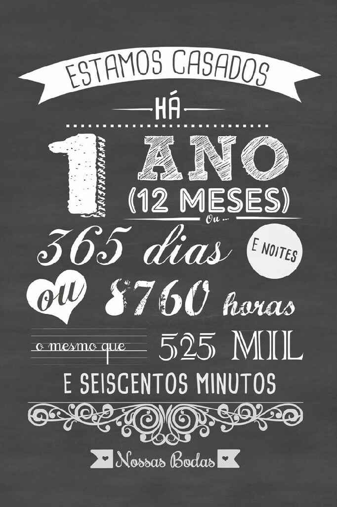 1 ano de casada - 1