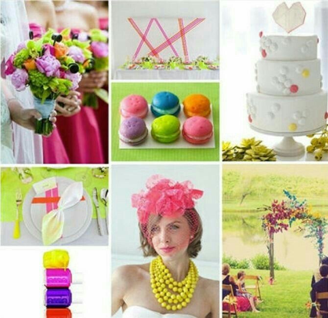 Inspiração casamento neon - 4