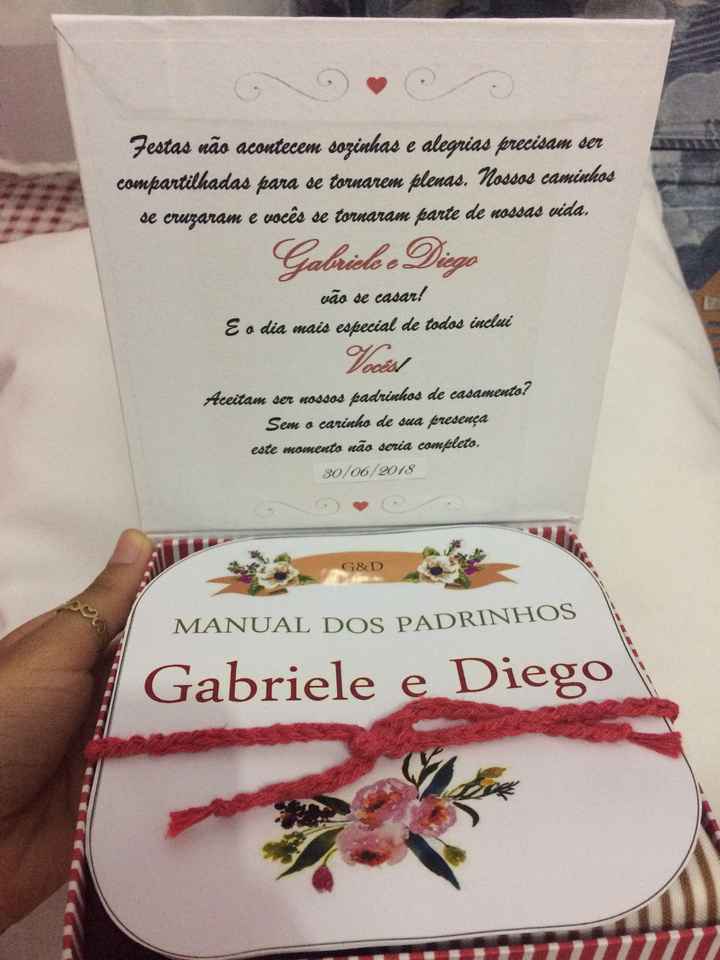 Convite dos padrinhos, das amigas da noiva e  dos pajens.. - 2