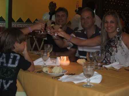 Nós e os amigos em punta cana