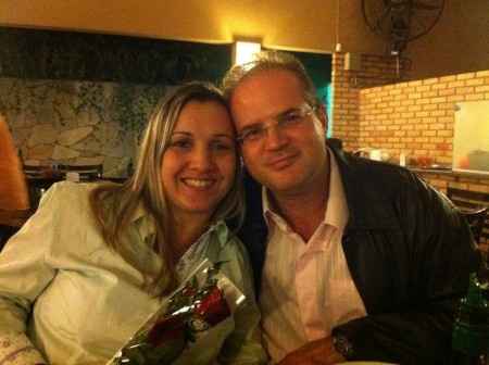 jantar na pizzaria