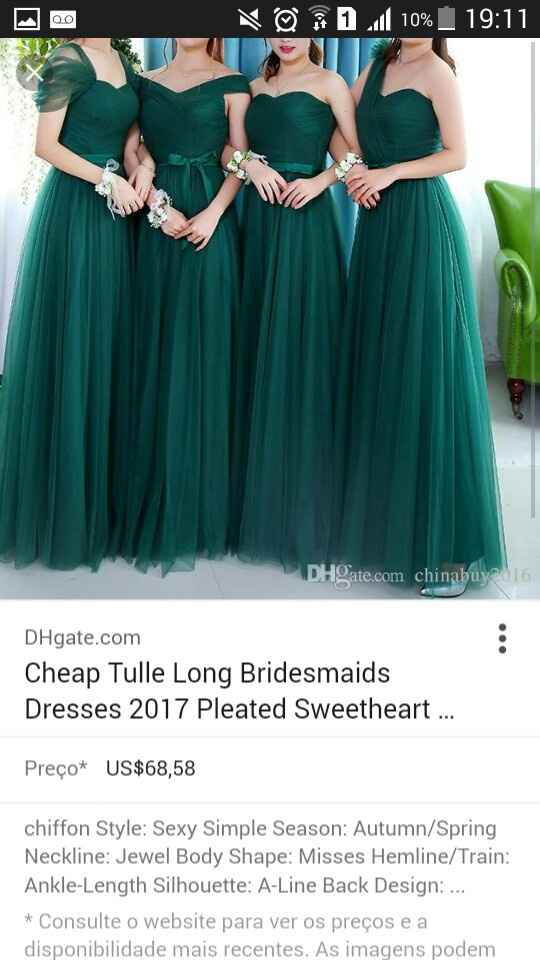 Vestido madrinhas - 1