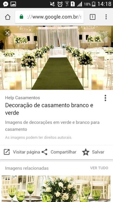 Decoração branca e verde ou pastel para casamentos noturnos 😱 - 7
