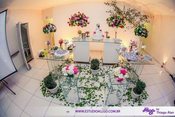 Decoração branca e verde ou pastel para casamentos noturnos 😱 - 1