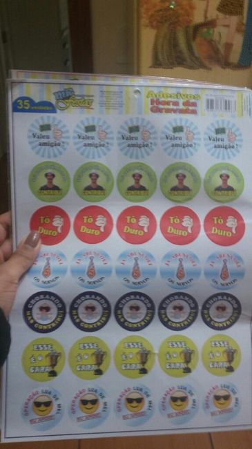 Compras na 25 de março - adesivos - 3