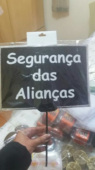 Compras na 25 de março - placa segurança das alianças - 1