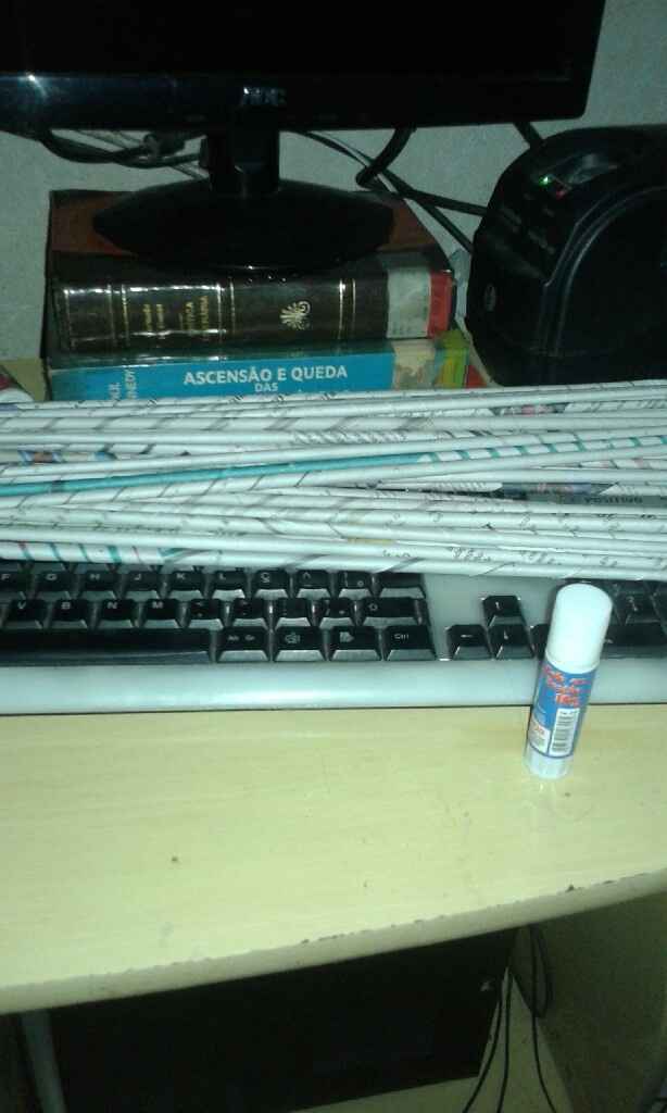 Diy - sousplat dde jornal - 1
