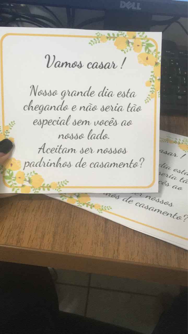 Frase/texto caixa padrinhos, pais e avós - 3