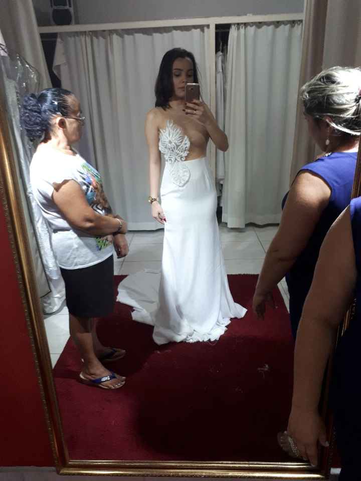  Prova do vestido ♡♡♡ - 1