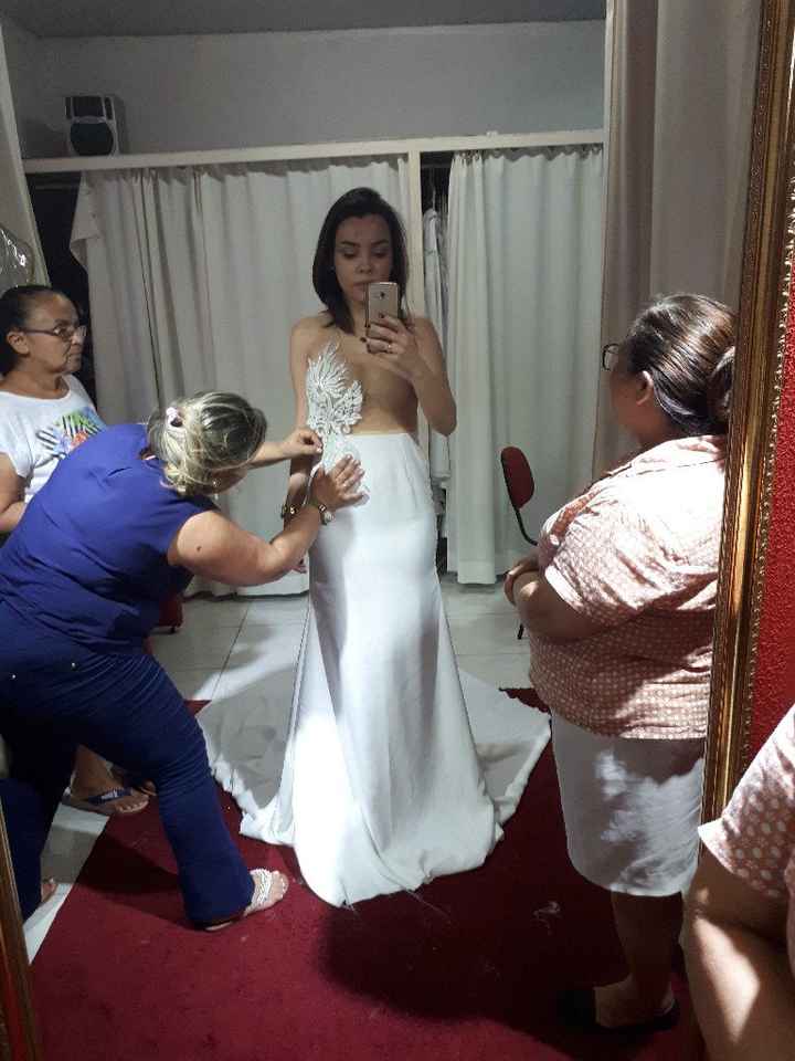  Prova do vestido ♡♡♡ - 3