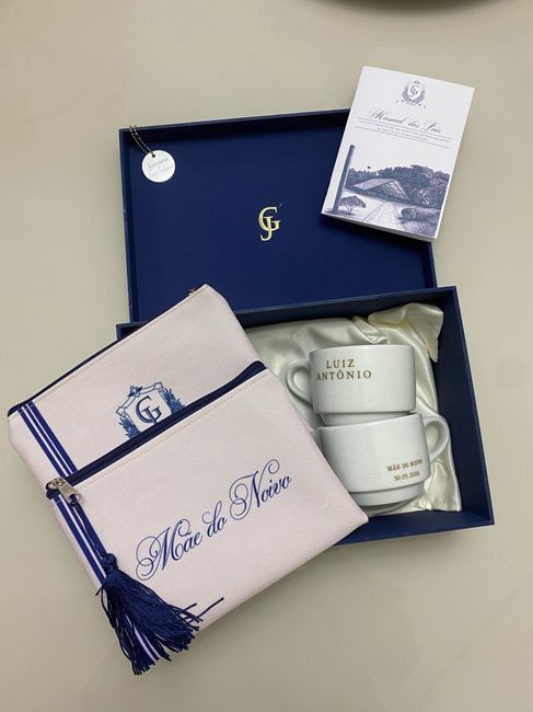 Você fez alguma caixa para os pais dos noivos? - 1