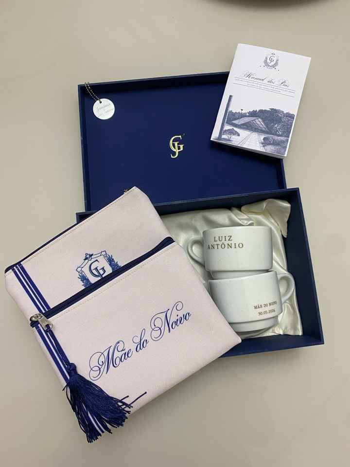 Você fez alguma caixa para os pais dos noivos? - 1