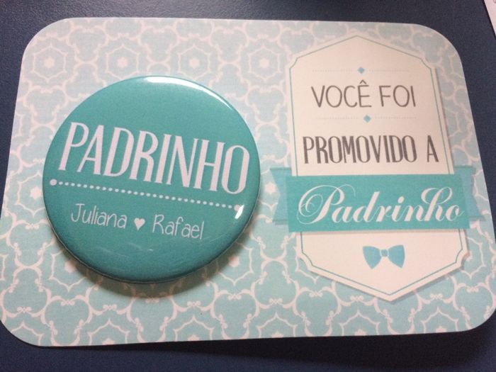 O que dar para meus padrinhos/madrinhas - 2