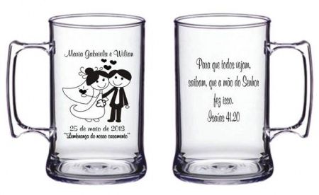 Lembranças para convidados- canecas baratas e personalizadas - 9