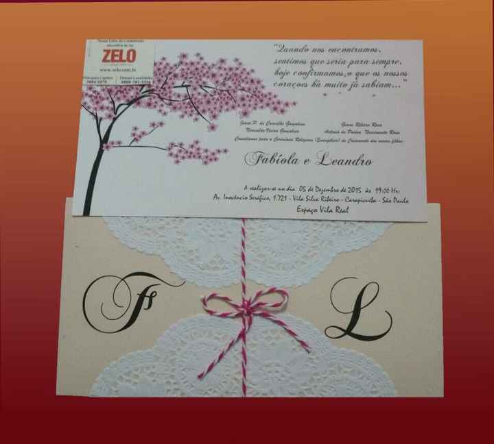 Convite de casamento lindo e barato! - 1