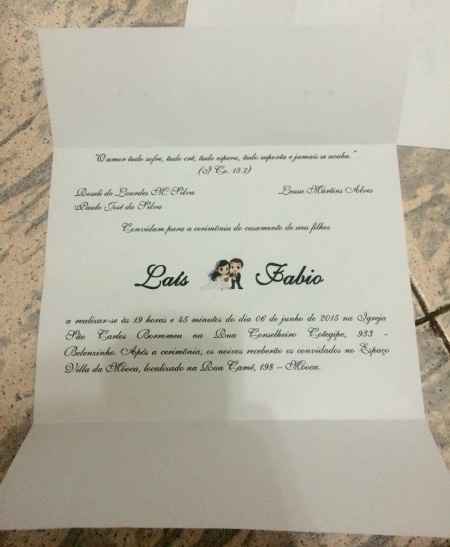 Meu convite de casamento diy - 1