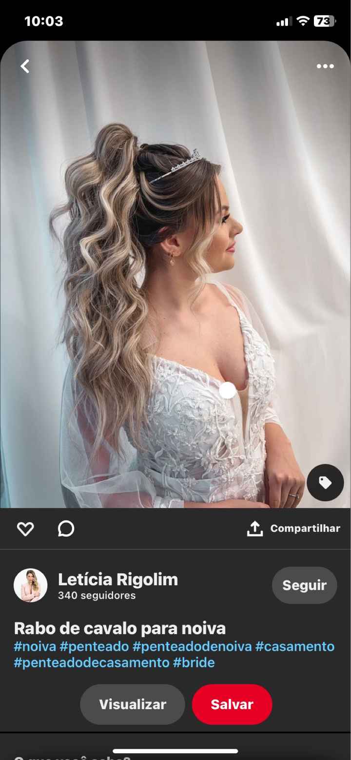 Noiva com Rabo de cavalo - 2