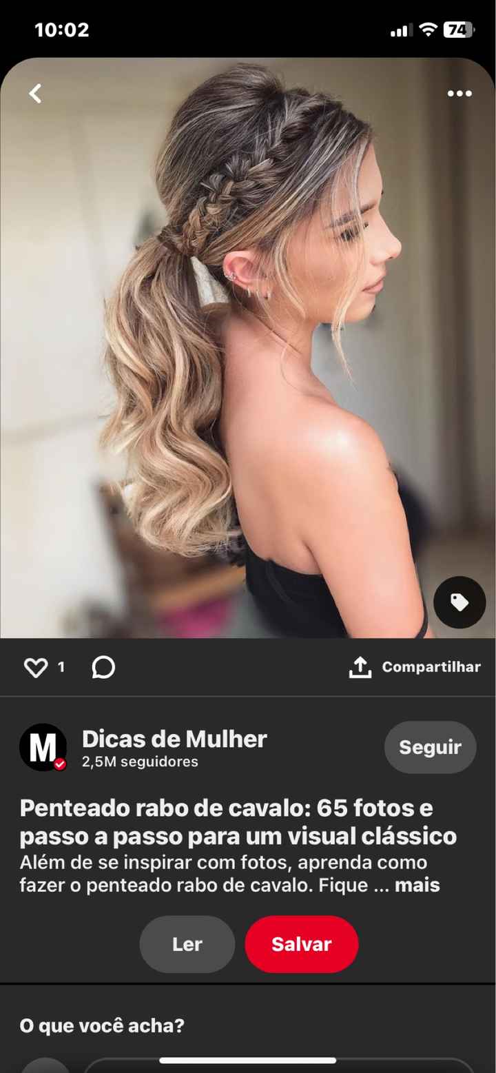 Noiva com Rabo de cavalo - 3