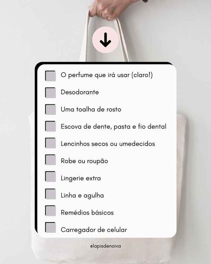 o que levar para o salão no grande dia? - 1