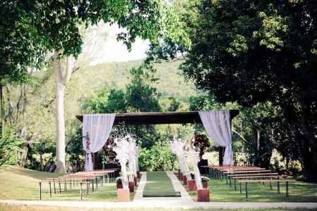 Casamento ao ar livre