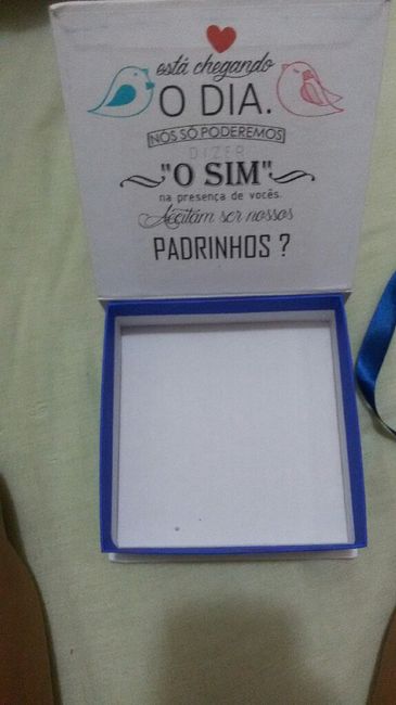 Caixinha dos padrinhos prontas #vemver - 2