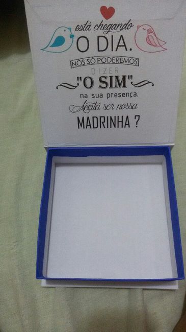 Caixinha dos padrinhos prontas #vemver - 3