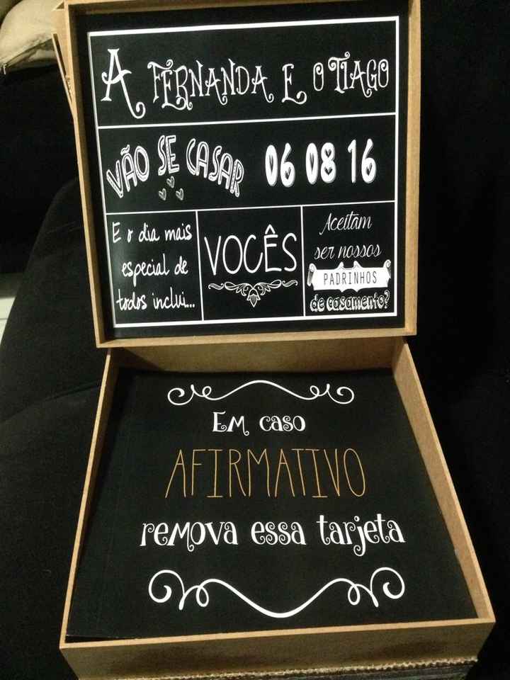 Caixa convite padrinhos - 3