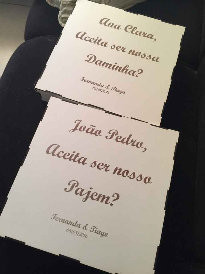 Caixa convite daminha e pajem - 1