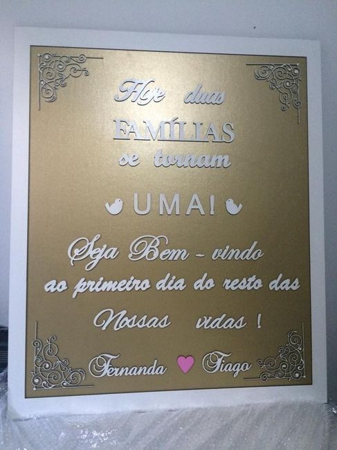 Quadro para entrada!!