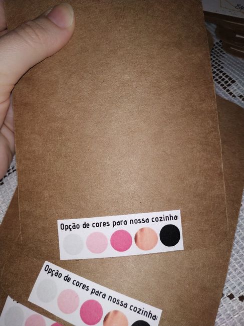 Chá dos noivos (parte 3 - convites prontos) 2