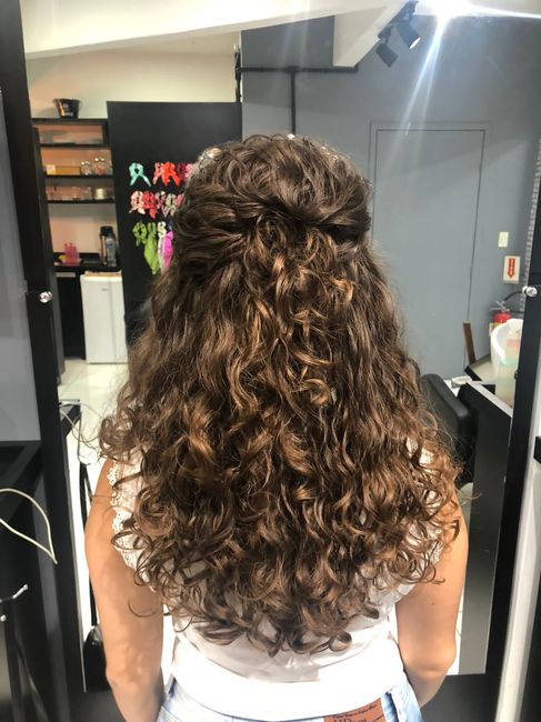 Meu teste de maquiagem e penteado 6